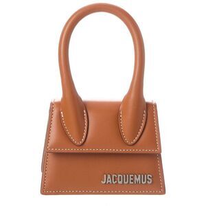 Jacquemus Le Chiquito Mini Leather Shoulder Bag, Brown